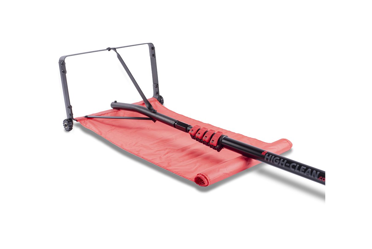 Carbon Fiber telescopic pole with roof snowrake