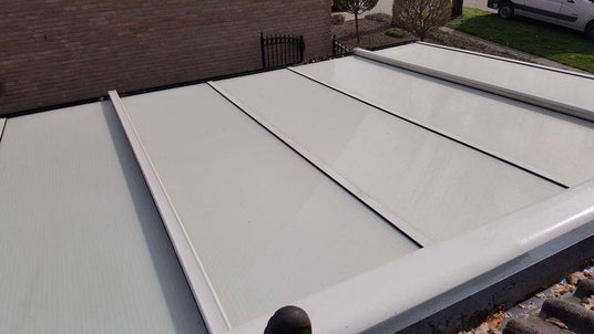 A clean patio cover
