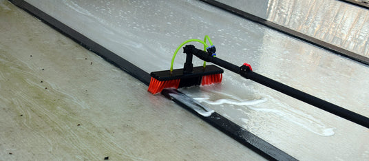 Cleaning a patio cover