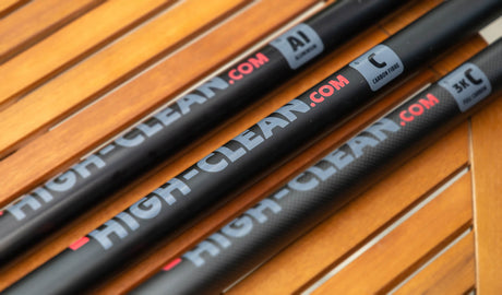 Telescoopstelen aluminium, carbon fiber, 3K full carbon