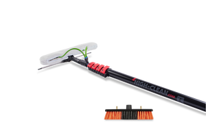 Telescopic pole Carbon Fiber washer-wiper set