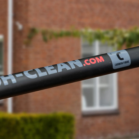 The carbon fibre icon on a telescopic pole