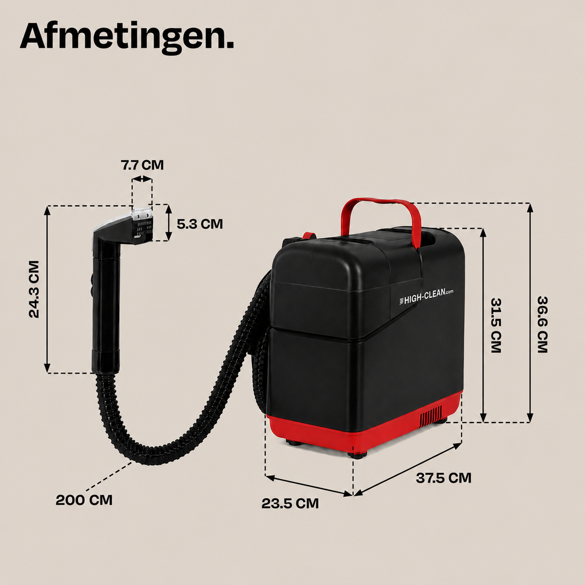 4-in-1 stoom- en vlekkenreiniger HCSR621
