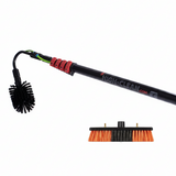 Carbon Fiber Telescopic Pole with Gutter Cleaner