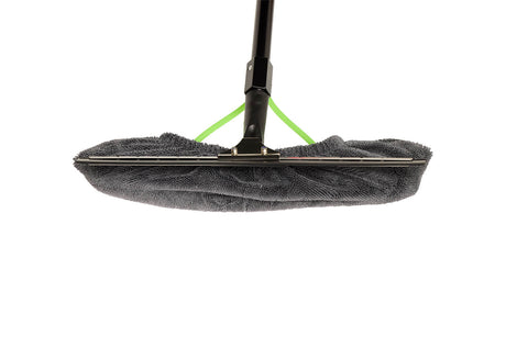 The drying cloth attached to the washer-cleaner set