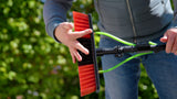 Attaching a standard brush to a telescopic pole
