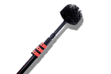 Aluminium Telescopic pole with cobweb brush
