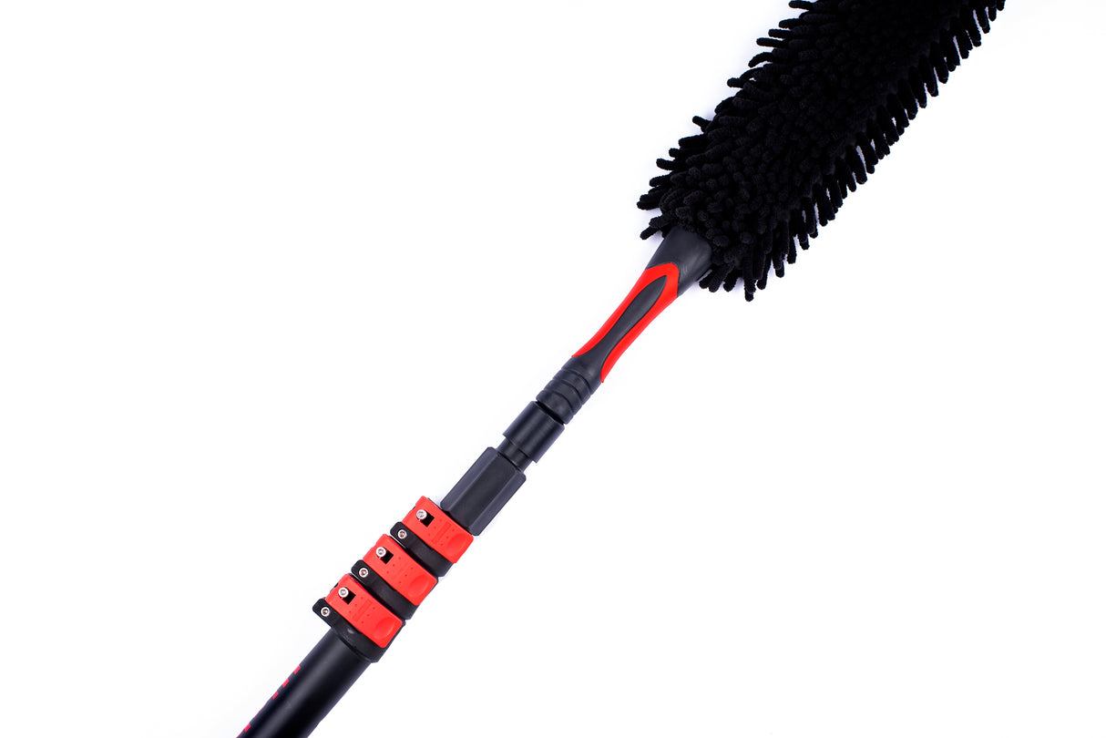 Aluminium telescoopsteel met Magic Duster (plumeau)