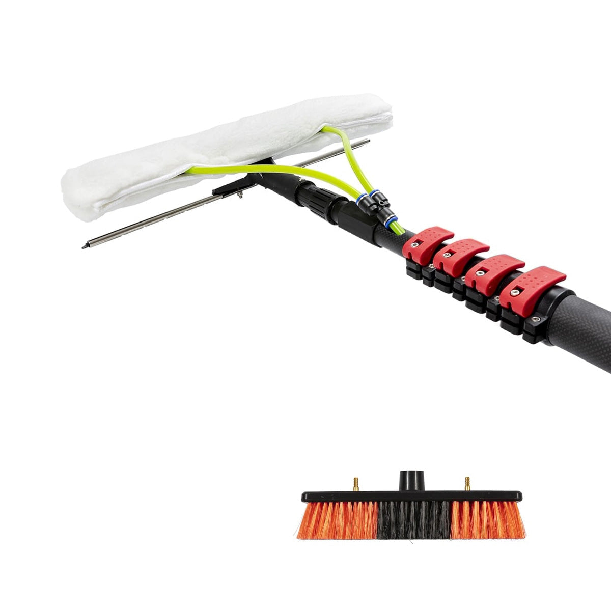 The contents of the 3K full carbon washer-cleaner set