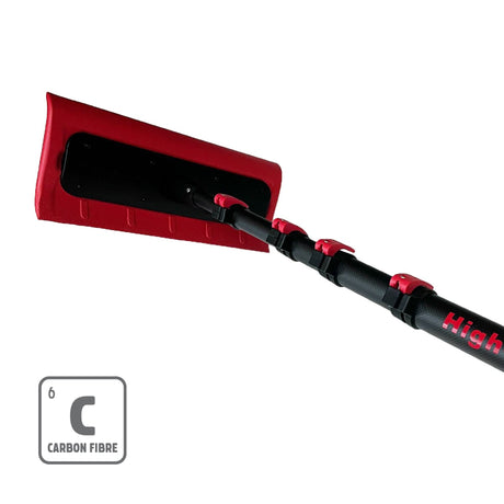 Super Snow cleaner with a carbon fibre telescopic pole