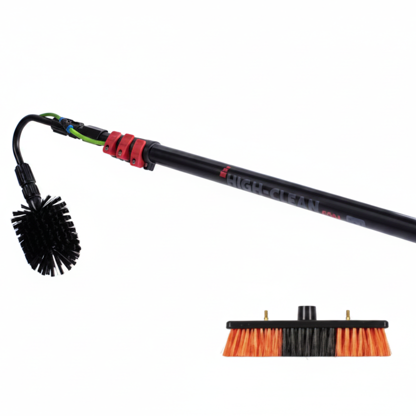Aluminum Telescopic Pole with Gutter Cleaner