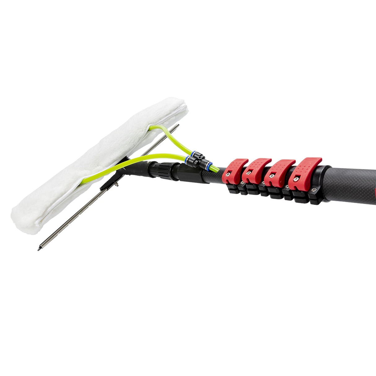 Water-fed washer-wiper set
