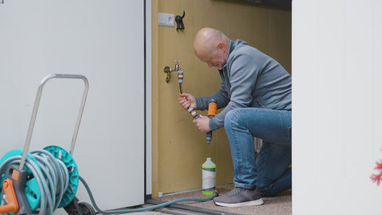 Cleaning solar panels with the standard brush