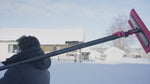 Telescopic pole Aluminium with Super Snow Remover